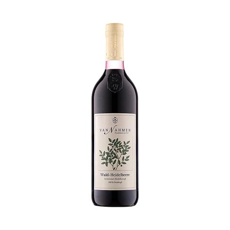 Myrtilles sauvages, jus 100% direct, van Nahmen, bio, 750 ml, bouteille ...