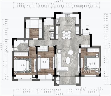 100平loft公寓平面设计图_齐家网装修效果图