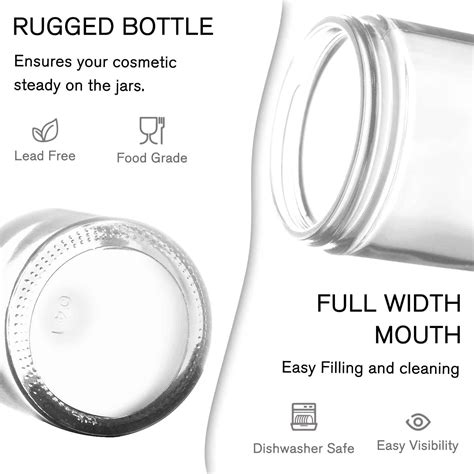 Buy 8 oz Glass Jars with Metal Lids, Bumobum Candle Jars for Making ...