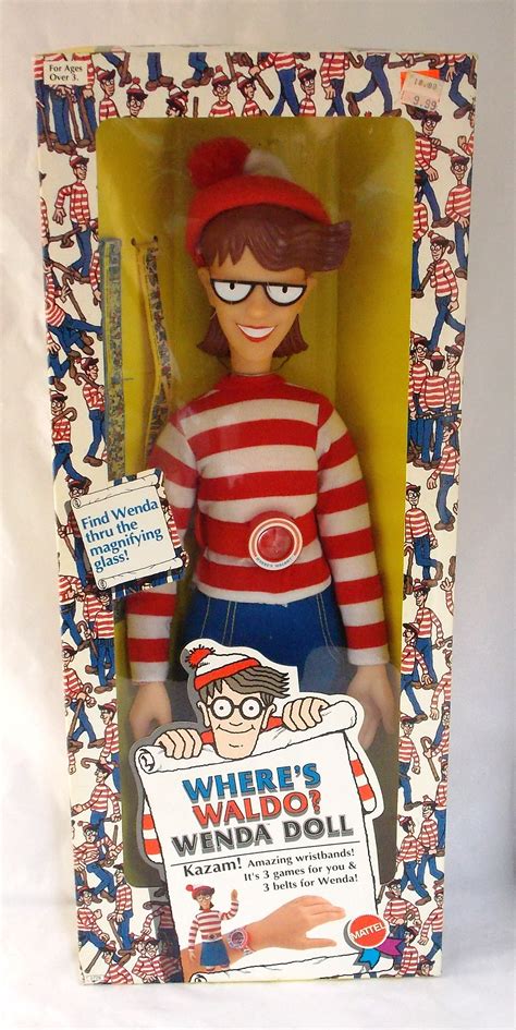 Vintage 1991 Where's Waldo Wenda 18" Doll in Box | Proxibid