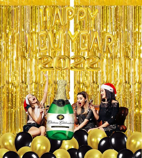 ExperienceSaga New Year Eve Decoration Kit for party , Happy New Year ...