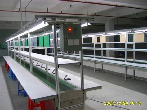 双边长条台流水线-PVC皮带输送线-东莞市互尔通工业设备有限公司