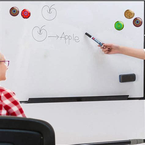 Buy 24 Pieces Beautiful Glass Refrigerator Magnets, Pretty Fridge ...