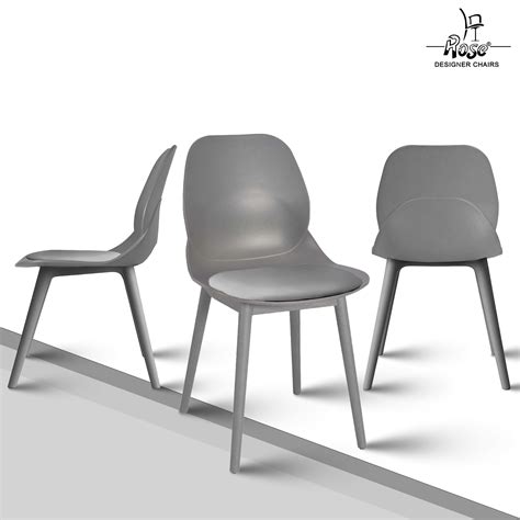 Amigo Cafe Chair | Stylish Plastic Dining Chair with Soft Cushion ...