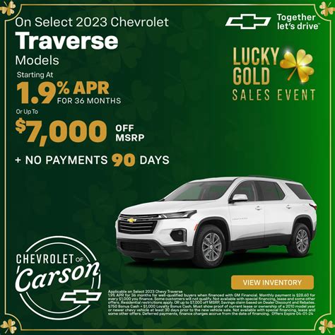 New Chevrolet Vehicle Specials In Carson | Chevrolet of Carson