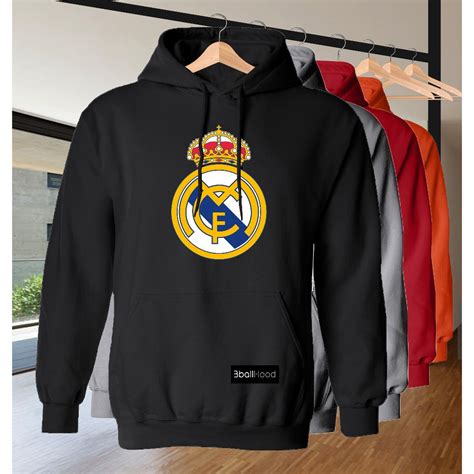 Hoodie Jacket Real Madrid Football Pullover Sweater Long sleeve 3Ball ...
