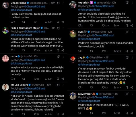 Paddy Pimblett accusing "spoiled rich kid" Arman Tsarukyan of pulling ...