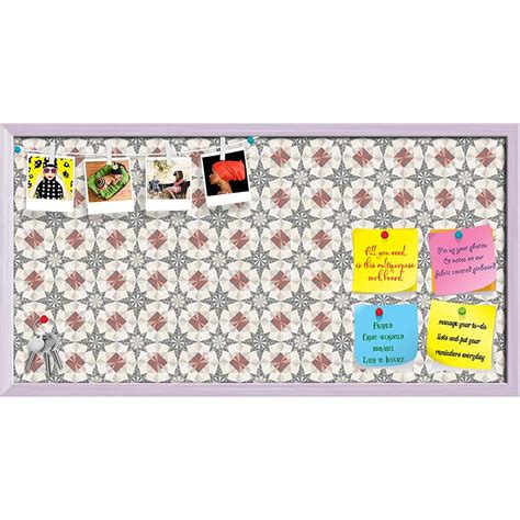 ArtzFolio Pastel Geometry Bulletin Board Notice Pin Board | Vision Soft ...