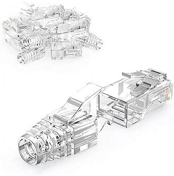 CableCreation Cat 6a RJ45 Connector, 100Pack Ethernet Cable RJ45 Ends ...