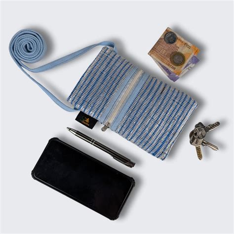 Upcycled Handwoven Mobile Sling (MSL0925-007) PS_W – reCharkha - The ...