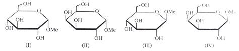 Identify the correct set of stereochemical relationships amongest the ...