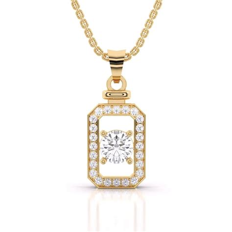 Buy 1 Carat Lab Grown Diamond Pendant Online at Ivana Jewels