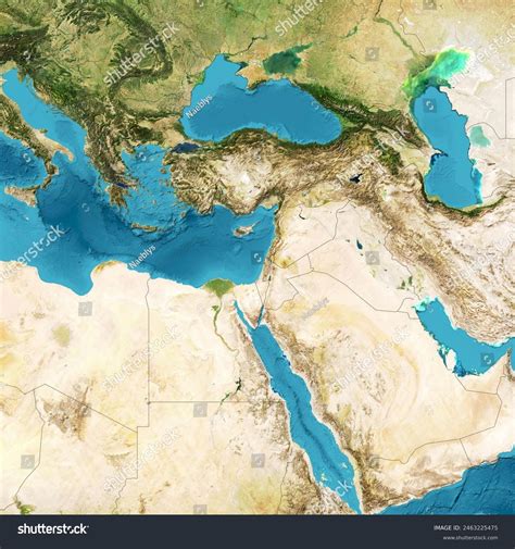 East Africa Physical Map Extra Large Africa Physical Map 61" X 81"