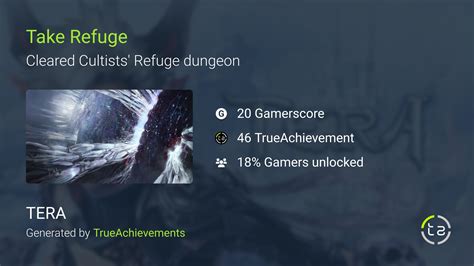Take Refuge achievement in TERA