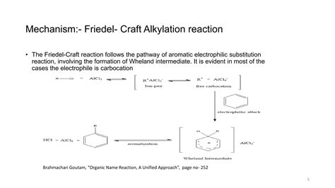 Friedel craft reaction | PPTX - mechanism of friedel crafts alkylation