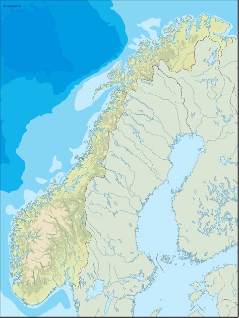 Norway country maps | Netmaps. Leading Mapping Company