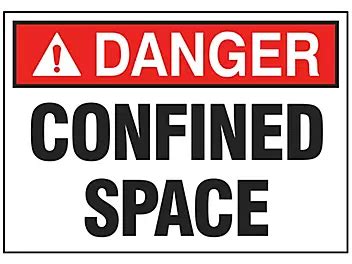 "Confined Space" Sign S-19207 - ULINE