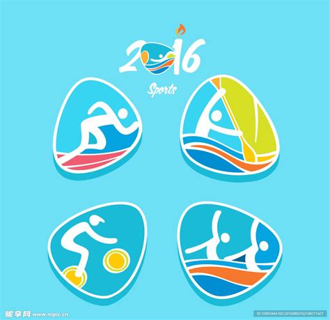 2016里约奥运会设计图__其他图标_标志图标_设计图库_昵图网nipic.com