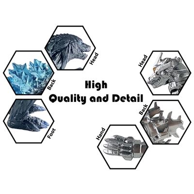 Set of 2 Monster Dinosaur Earth Mecha Figures King India | Ubuy