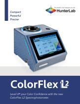 Color spectrophotometer - ColorFlex L2 - HunterLab Europe GmbH - double ...