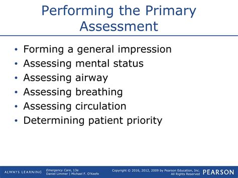 PPT - Primary Assessment Techniques for Emergency Care | Life-Saving ...
