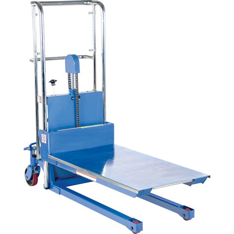 Vestil Hefti-Lift Hydraulic Lift/Positioner - 400-Lb. Capacity, Foot Pump, 40in. x 23in ...