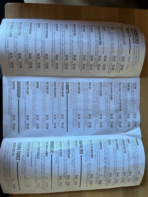 Menu at The Gramophone pub & bar, St. Louis