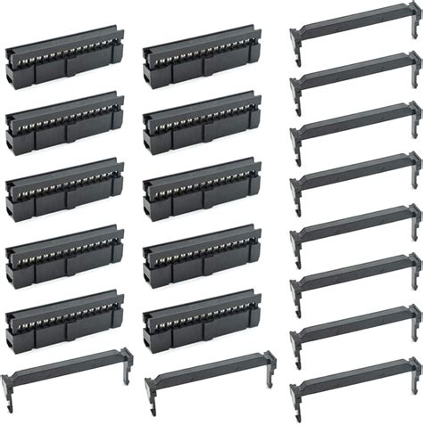 Buy HONJIE 30-Pin 2.54mm Pitch Female Flat Cable IDC Socket Connector ...