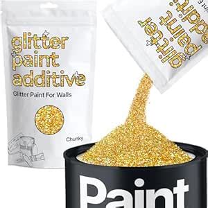 Hemway Glitter Paint Additive Chunky 1/40" 0.6mm Emulsion Water Based ...