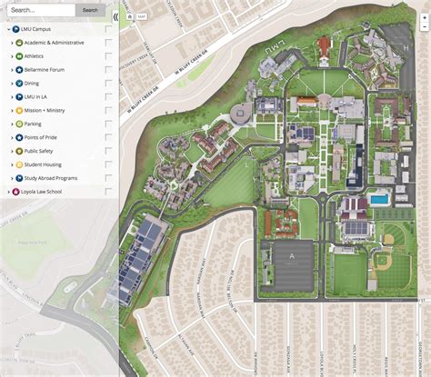 Loyola Marymount University Map