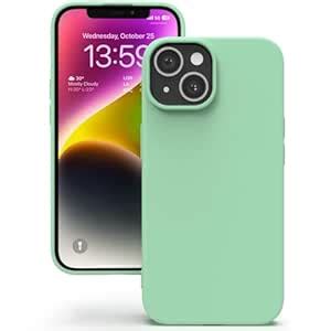 YATWIN Silicone Back Case for iPhone 13, Soft-Touch Phone Back Cover ...