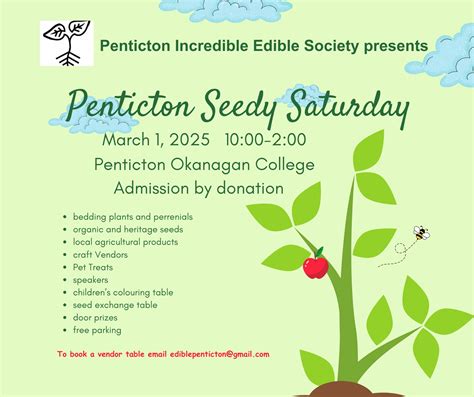 Gardening Answer Clinic (Ask a Master Gardener) at Penticton Seedy ...