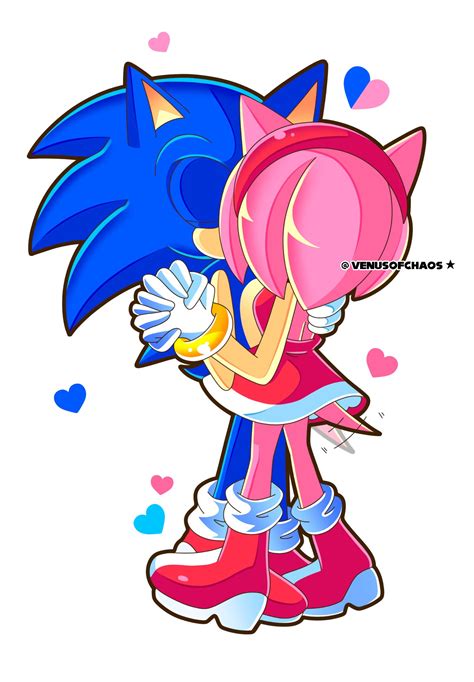 Amy Rose And Sonic Kissing Games