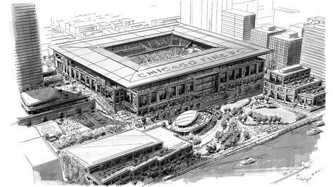 Chicago Fire unveil plans for privately funded South Loop stadium