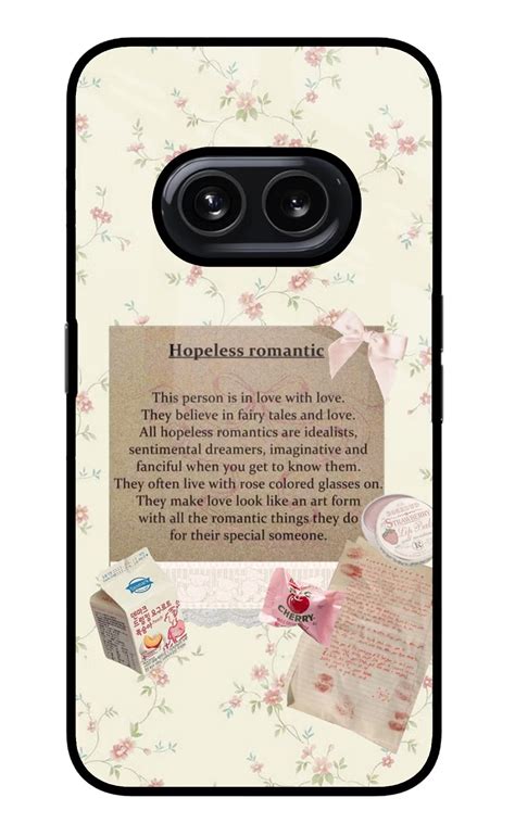 Buy Now Hopeless Romantic Glass Case for Nothing Phone 2A Online | Casekaro