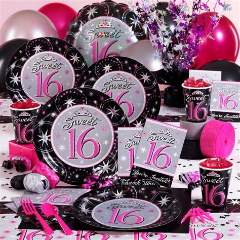 Sweet 16 Party Decor #Sweet16 | Sweet 16 party decorations, Sweet 16 ...