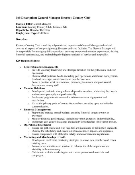 Contact Us | Kearney Country Club