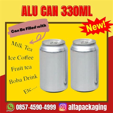 Jual Alu Can 330ml/ Kaleng Minuman Panas-Dingin/ Kaleng Coffe - Kab ...