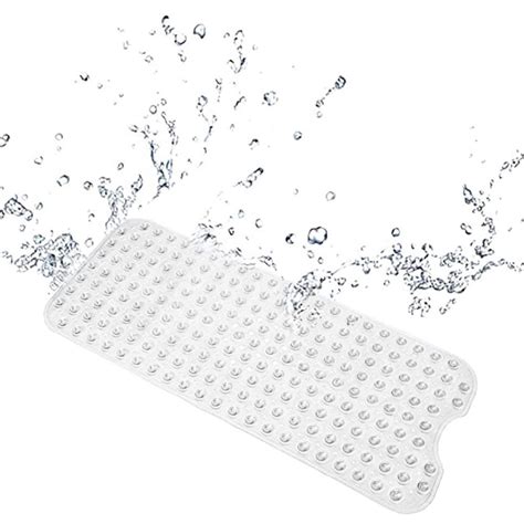 Buy BANZOLA Nonslip Soft Rubber Bath Mat for Bathtub and Shower, Anti ...