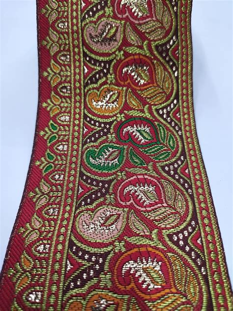 Lace Border For Saree, Jacquard Woven Heavy Design Falls Lace Border ...