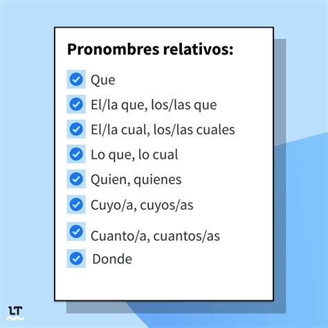 ¿Cuáles son los pronombres relativos? Tipos y ejemplos