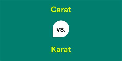 Carat vs. Karat: What's the Difference?