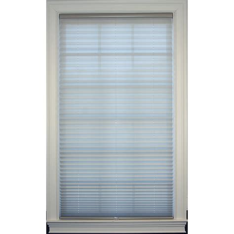 allen + roth 67-in x 48-in Silver Gray Light Filtering Cordless Pleated ...