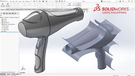 SolidWorks Surface Modeling 的图像结果