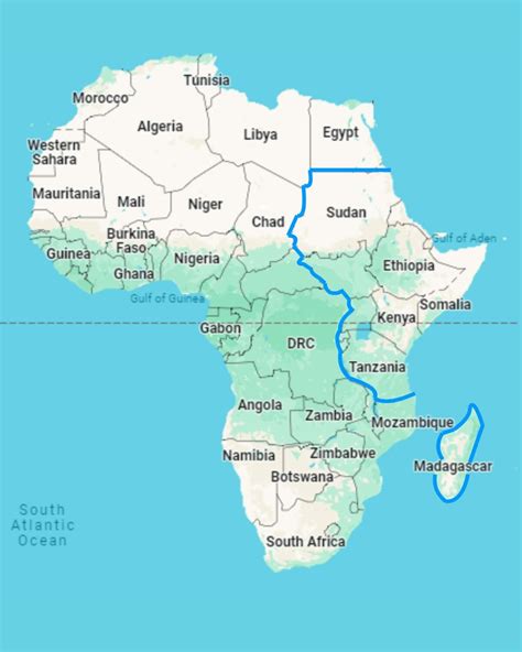 Africa's 5 different regions: introduction to this extremely exotic continent - Flytrippers