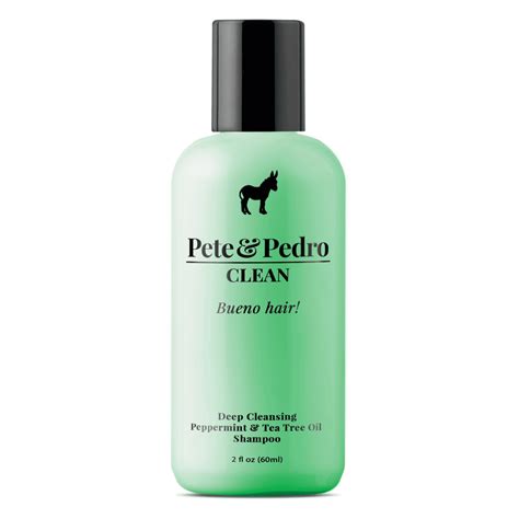 Pete & Pedro CLEAN Shampoo - Tea Tree Oil & Peppermint Oil Shampoo, 2 ...