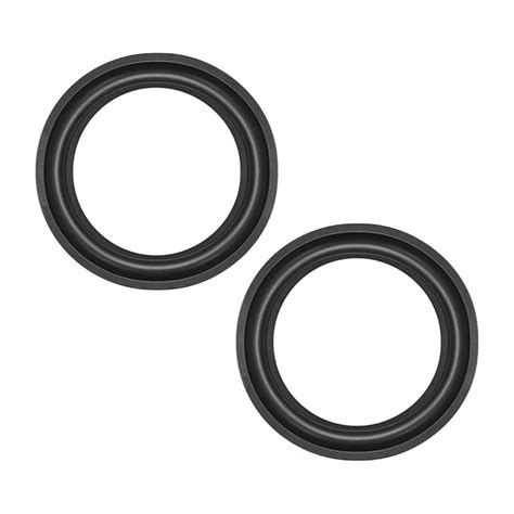 uxcell 7" 7inch Speaker Rubber Edge Surround Rings Part for Speaker ...