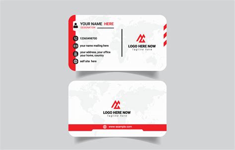 Unique Business Card Template 的图像结果