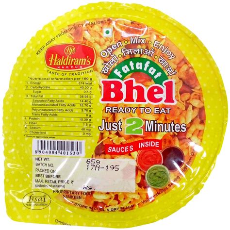 Haldirams Fatafat Bhel, 65g : Amazon.in: Grocery & Gourmet Foods