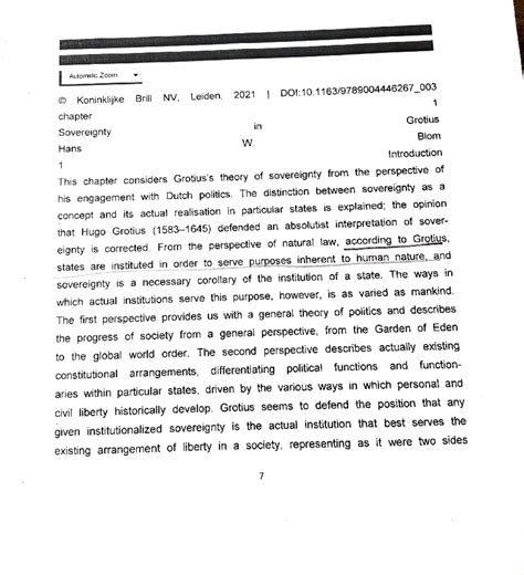 Hugo Grotius - Unit 2 Notes - 4. Natural Right and the Law of Nations b ...